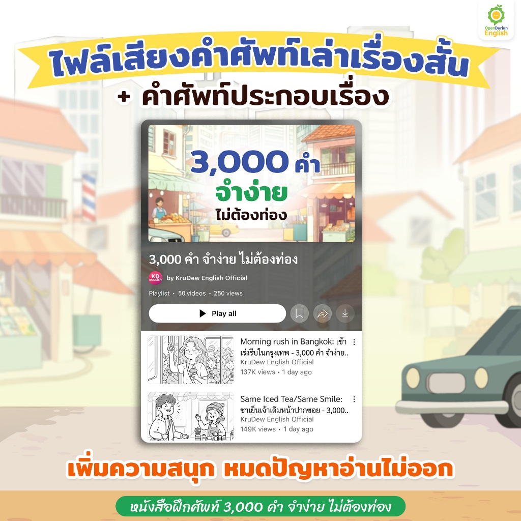 หนังสือคำศัพท์ เก่งศัพท์ในชีวิตประจำวัน 3,000 คำ จำง่าย ไม่ต้องท่อง หนังสือภาษาอังกฤษ by Opendurian OPDENG รูปที่ 6