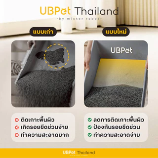 [ 𝐍𝐄𝐖 𝟐𝟎𝟐𝟔 ] Mister Robot x UBPet ห้องน้ำแมวอัตโนมัติ Cat Litter Box รุ่น C31 ดีไซน์กะบะแบบเปิดโล่ง สะดวกสบายในการใช้งาน