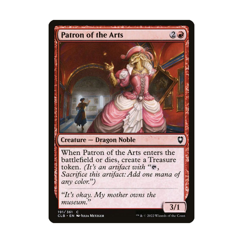 [MTG] Patron of the Arts [CLB] [RED] [C] - Magic the Gathering SINGLES