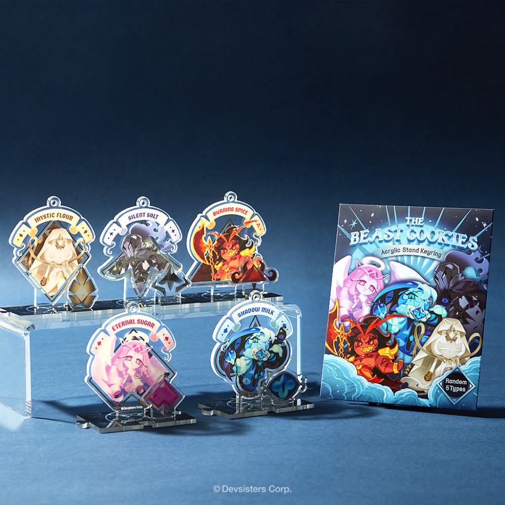 พร้อมส่ง 2025 Cookierun Kingdom คุกกี้รันคิงด้อม Acrylic Standee keyring สแตนดี้ พวงกุญแจ