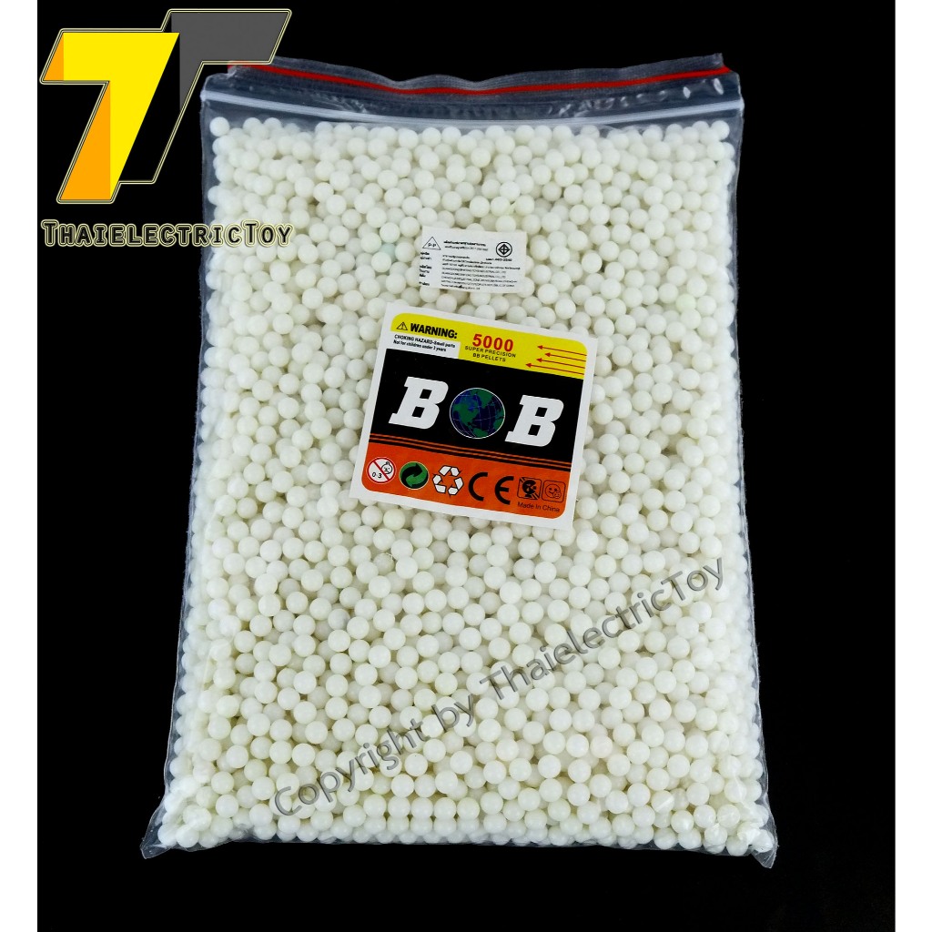 เม็ดกลมพลาสติกขนาด 6mm จำนวน 5,000 เม็ด