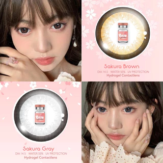 🔥คอนแทคเลนส์ ✨ขนาดบิ๊กอาย✨Sakura (Rozelens)