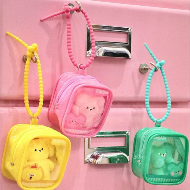 [ พร้อมส่ง แบบจุ่ม ] 🍅 ✨ : WASABI BEAR CARRY ME WITH YOU