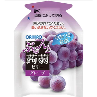 Orihiro Jelly Apple&Grape 12 ชิ้น โอริฮิโระ เจลลี่แอปเปิ้ลและองุ่น 240g. หมดอายุ(31/08/69)