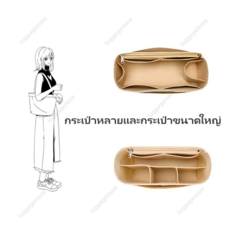 [พร้อมส่งในไทย]กระเป๋าจัดเก็บเครื่องสำอางบุผ้า บุด้านใน กันน้ำ กันฝุ่น - รูปที่ 5