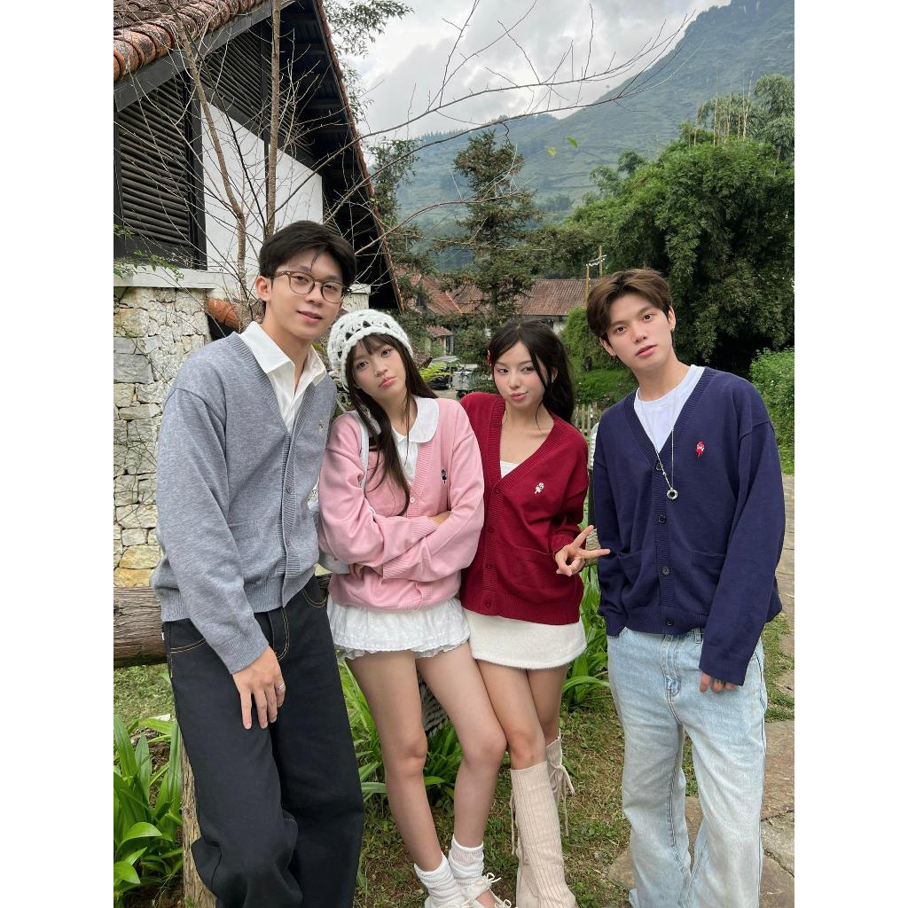 COZY Knit Calem.Club คาร์ดิแกน ผ้าวูลเนื้อละเอียดระดับพรีเมียม แบบ unisex เสื้อโค้ทกันหนาวสําหรับผู้