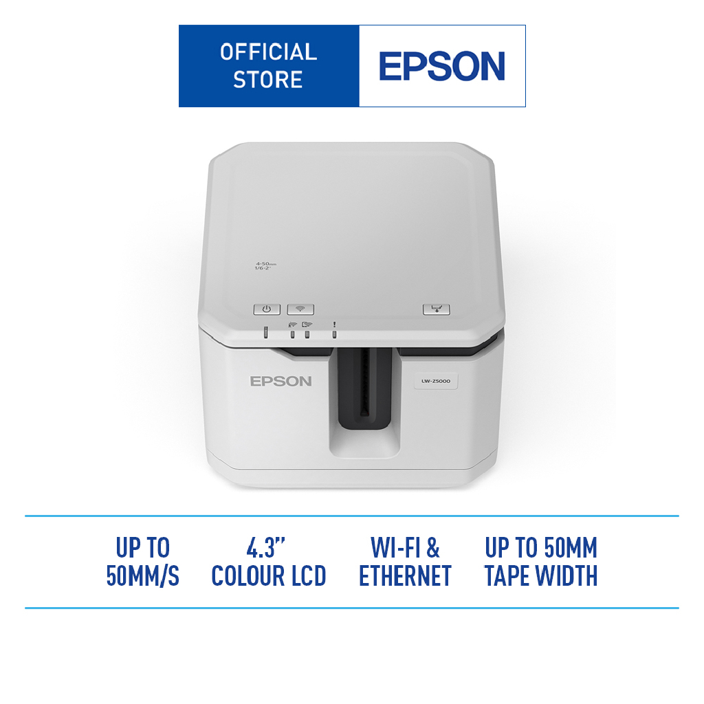 Epson Label Works LW-Z5000WA Bulk Roll Label Printer เครื่องพิมพ์ฉลาก