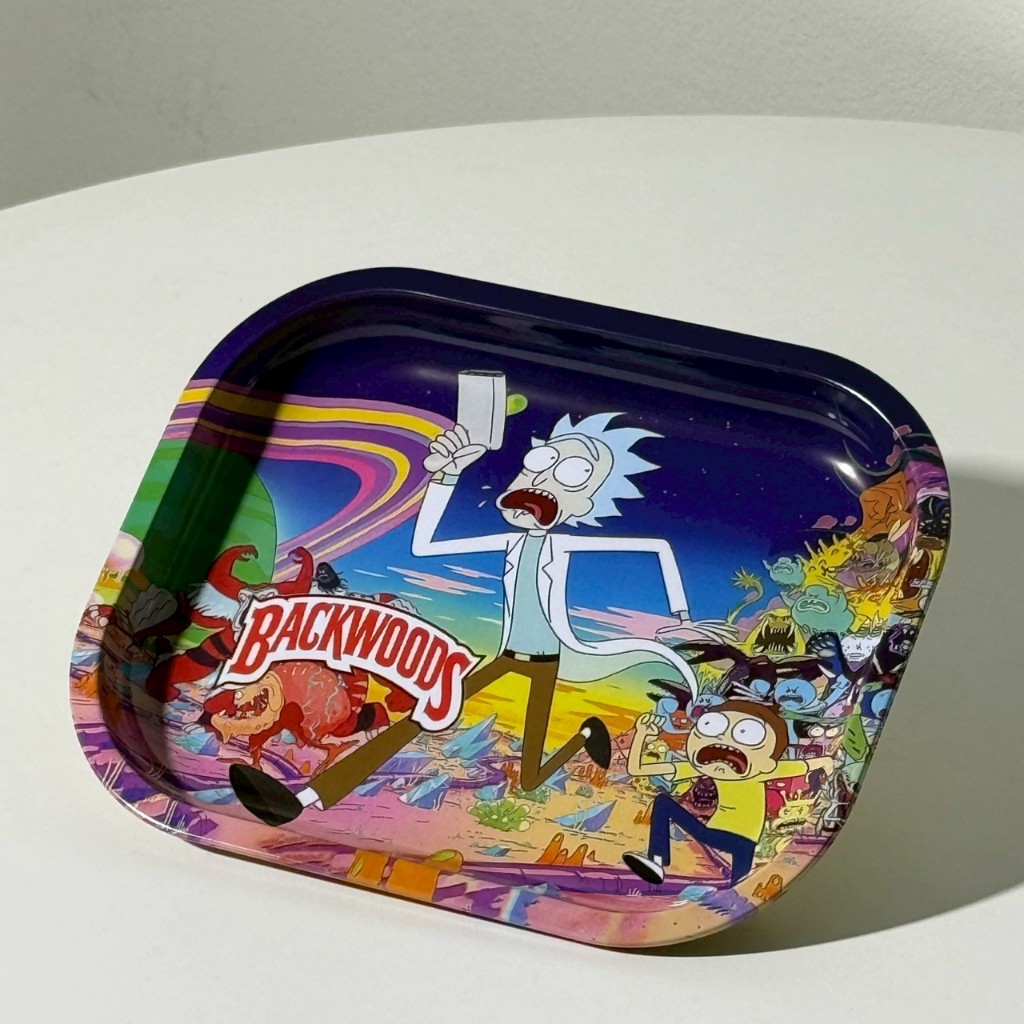 [ร้านไทย] ถาดเหล็กสกรีนลาย ขนาด14x18Cm มีของในไทยส่งด่วน