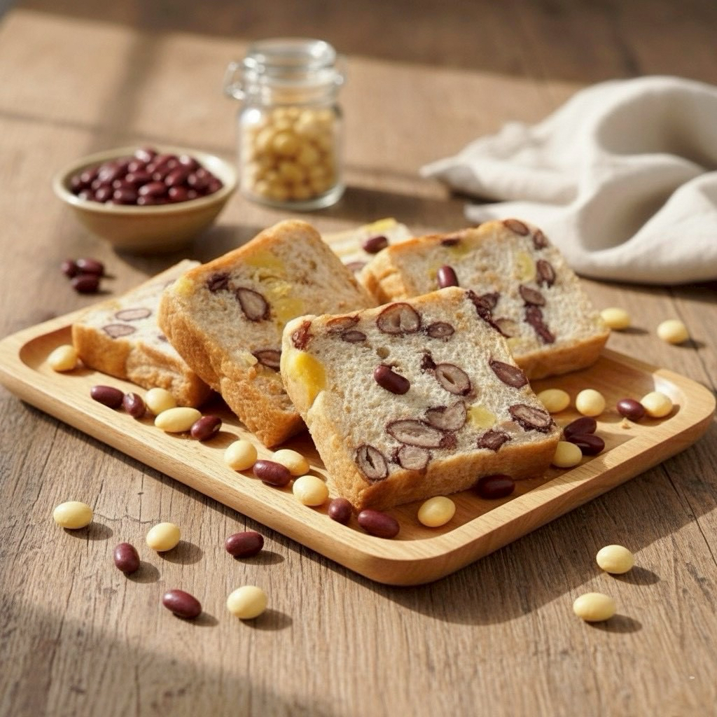 แบรนด์ UFM ขนมปังโอ๊ตธัญพืช แปะก๊วย ถั่วแดง ( UFM-3 )