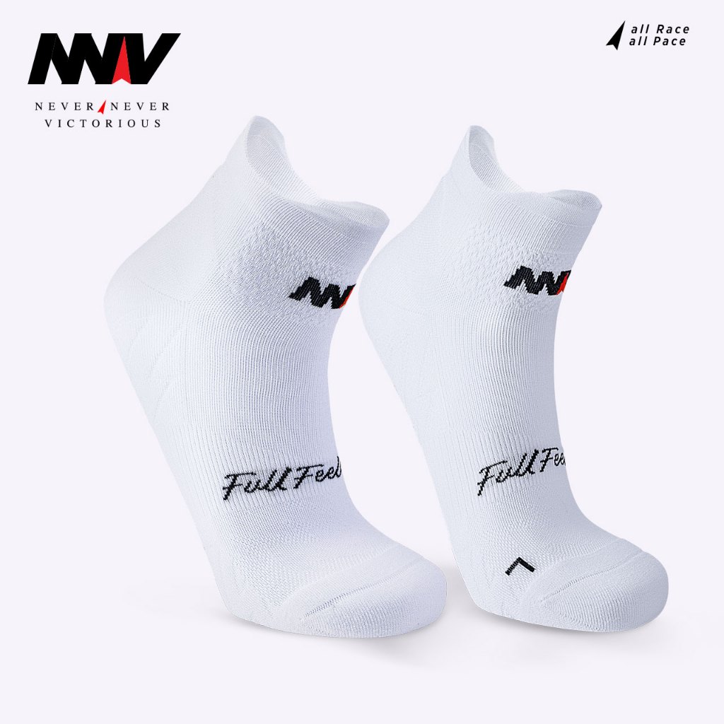 NNV Running Socks / ถุงเท้าไร้ตะเข็บสำหรับวิ่งระยะมาราธอน / ถุงเท้าข้อสั้น