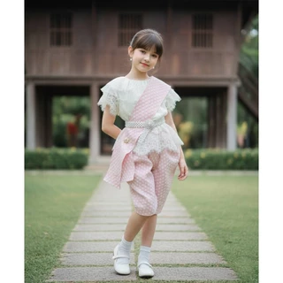 T02 สไบผ้าผืน สำหรับใส่คู่กับชุดไทย มี 10 สี