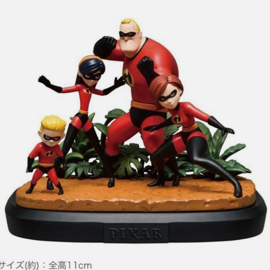 Pixar Happy Lottery Kuji Incredibles Prize B Scene Figure [✅มือ 1 พร้อมส่ง]