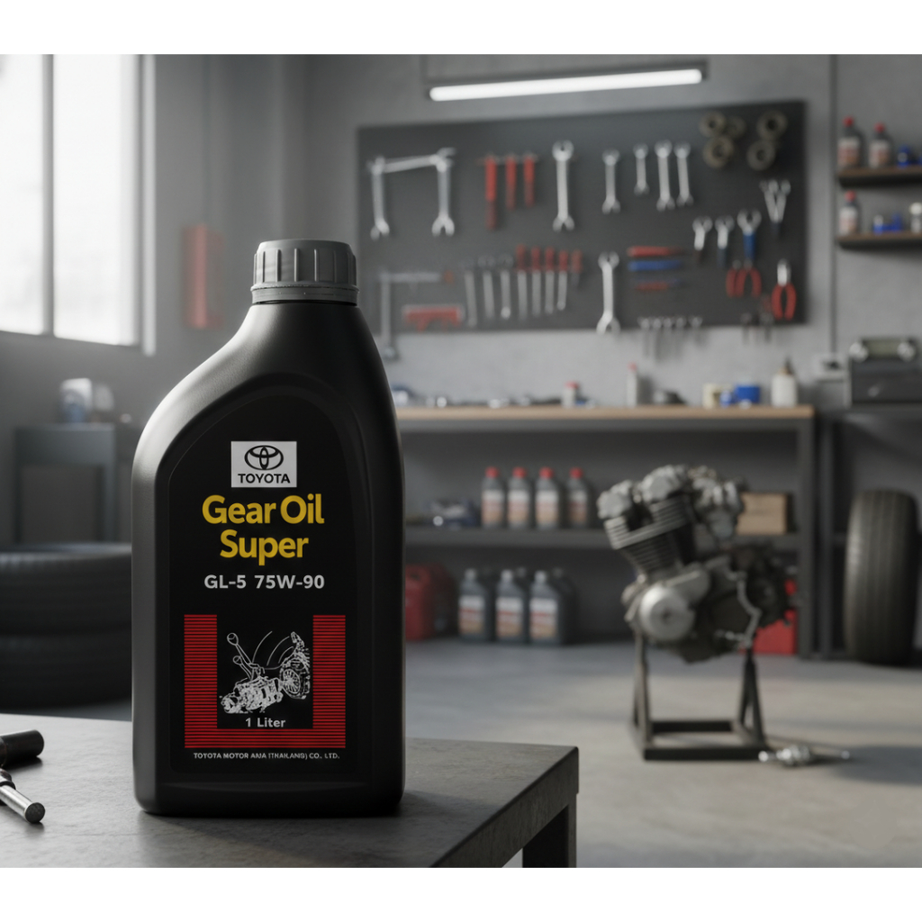 น้ำมันเกียร์ - เฟืองท้าย โตโยต้าแท้ 75W-90 ขนาด 1 ลิตร  (เป็นอะไหล่แท้TOYOTA) เฉพาะวีโก้