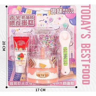 ⎡พร้อมส่ง🇹🇭⎤🍓 พุดดิ้งของเล่นสตรอเบอร์รี่ ชุดให้อาหารจำลอง ของเล่นทำอาหารเล่นบ้าน วัสดุ ABS ปลอดภัยสำหรับเด็ก