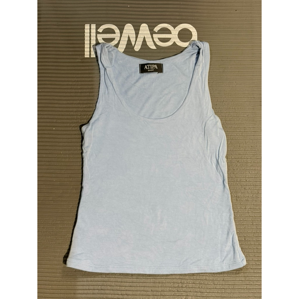 ส่งต่อ Atipashop - AOSTA TANK TOP เสื้อกล้าม พร้อมส่ง สีฟ้า