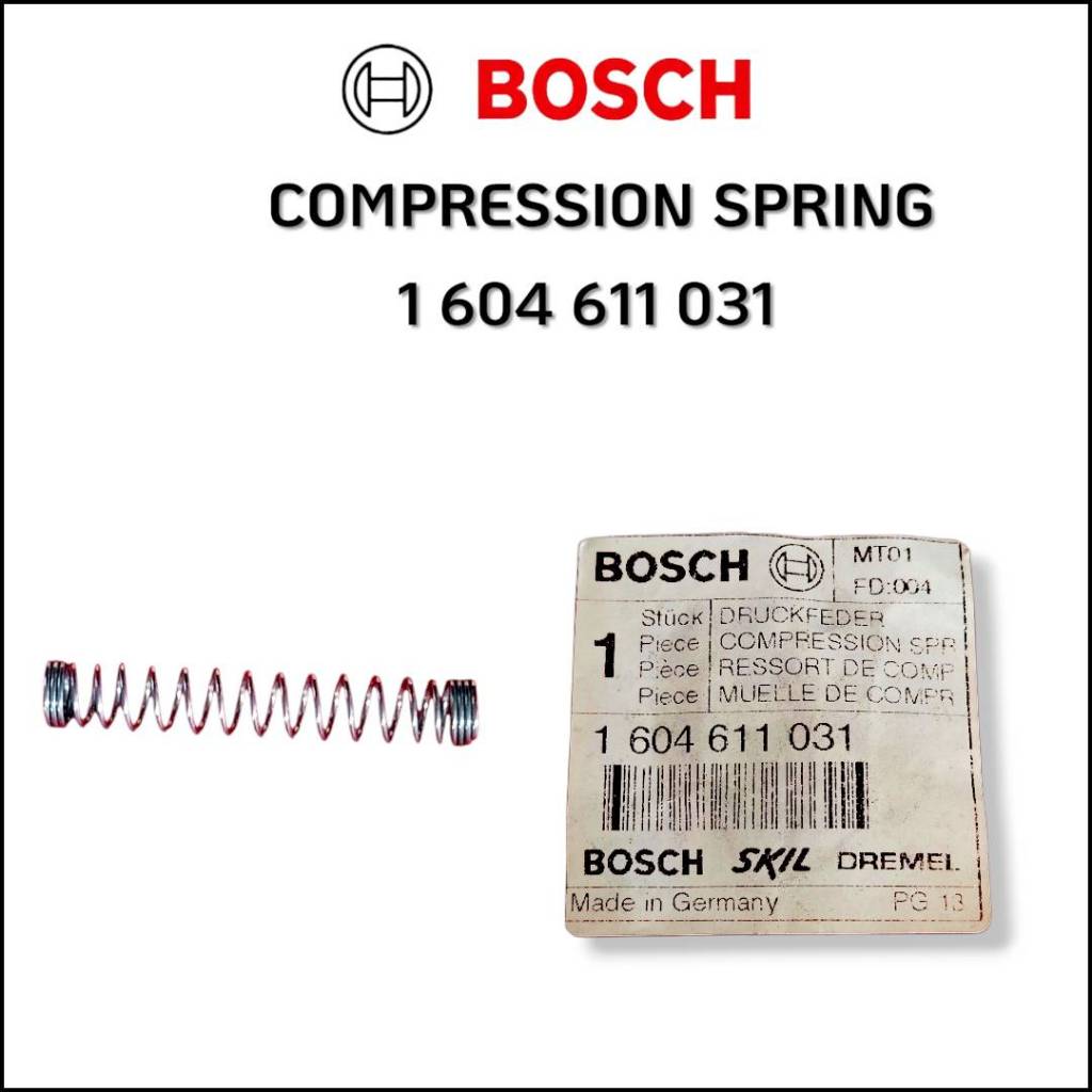 Bosch Compression Spring อะไหล่สปริงกดสวิตซ์ Part 1 604 611 031 ใช้กับ Bosch รุ่น GGS3000L, 5000L, GWS 6-100,7-100,8-100