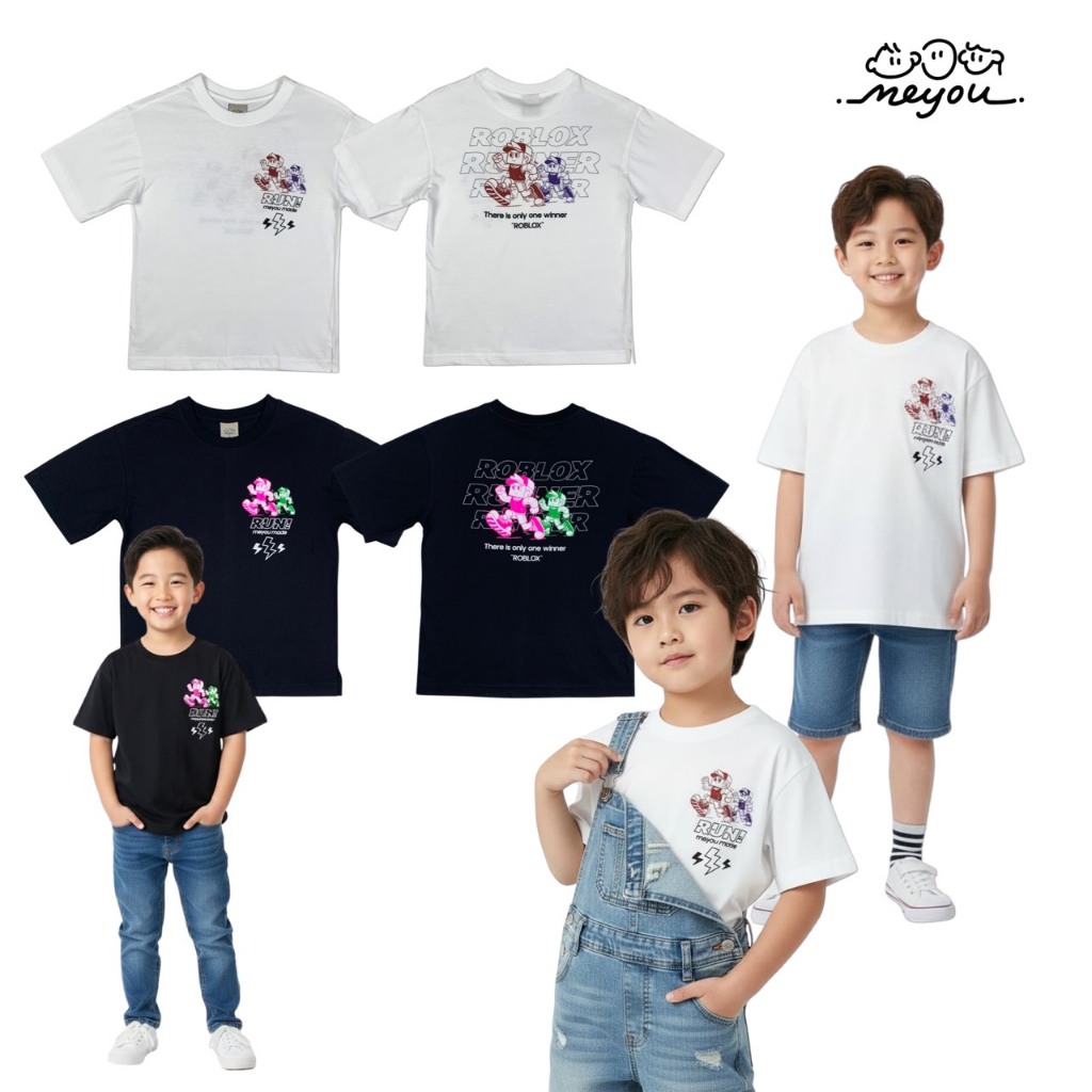 เสื้อยืดโอเว่อไซส์ เด็กและผู้ใหญ่ MEYOU BRAND