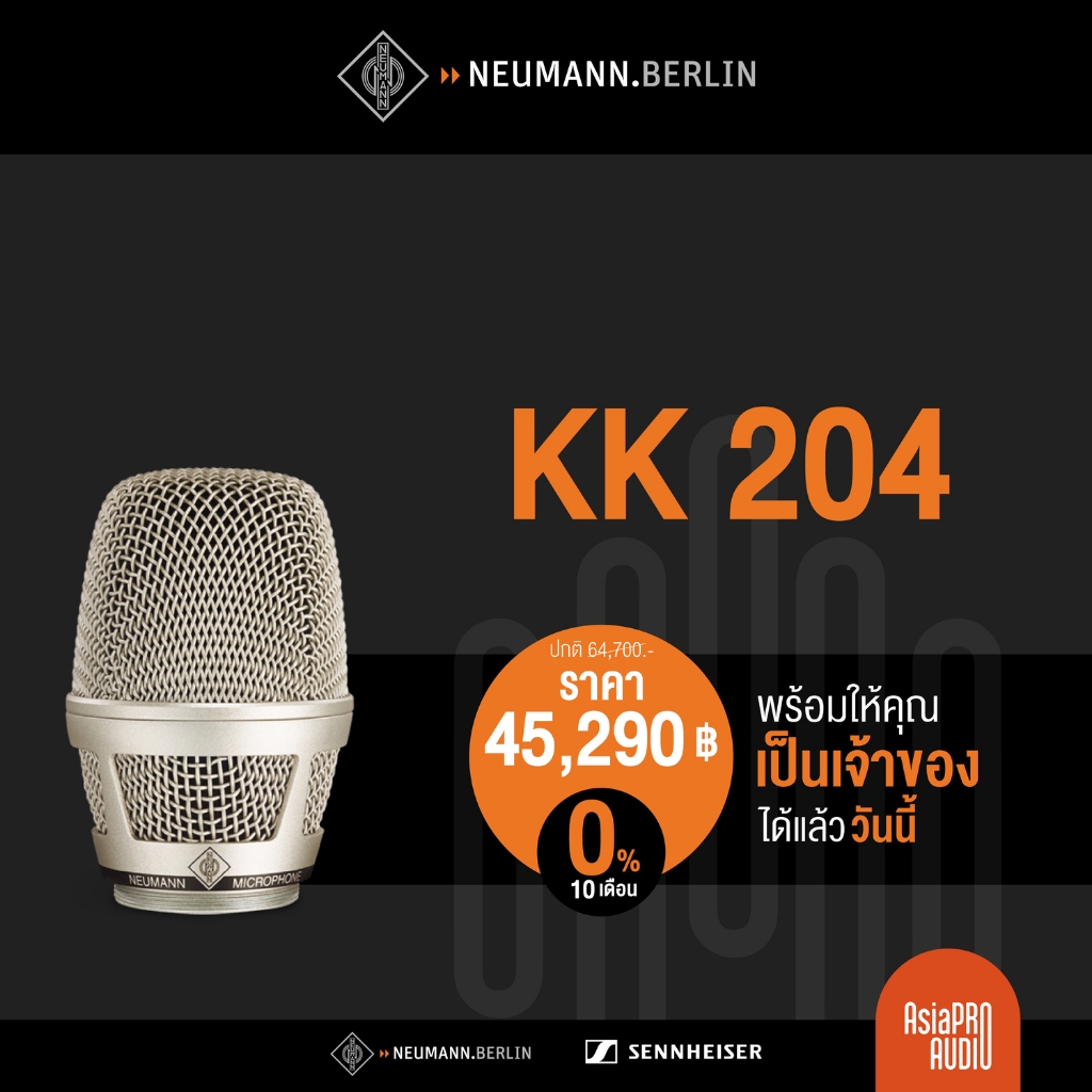 NEUMANN KK 204 - หัวไมโครโฟน คอนเดนเซอร์