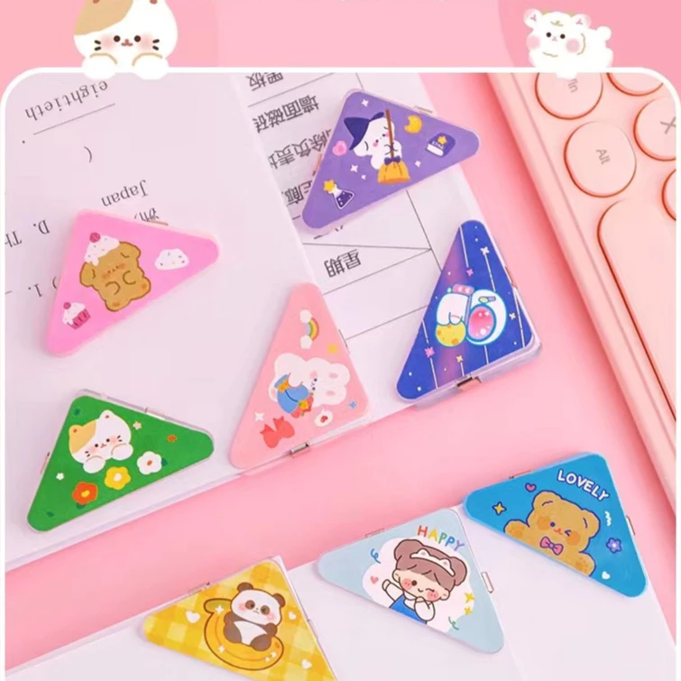 chuanchuan คลิปหนีบเอกสาร ทรงสามเหลี่ยม ลายการ์ตูน thumbnail 4