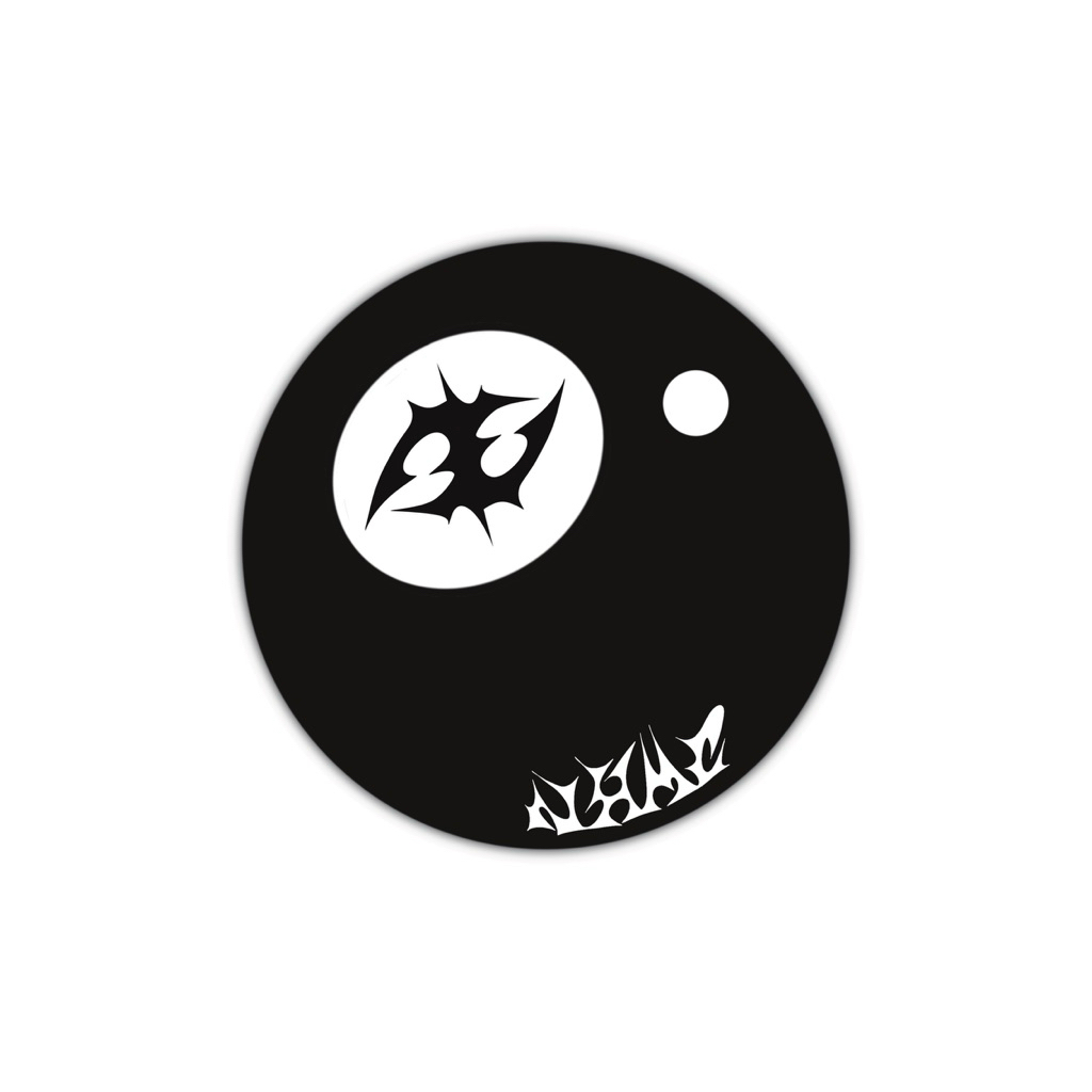 NHMC spine ball sticker