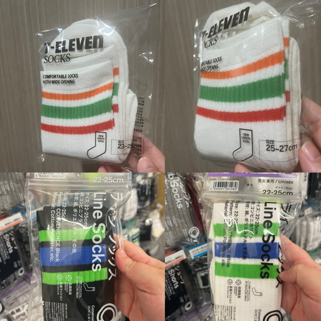 พร้อมส่ง 🍎 ถุงเท้า Family Mart / 7/11 Japan 🎌🇯🇵