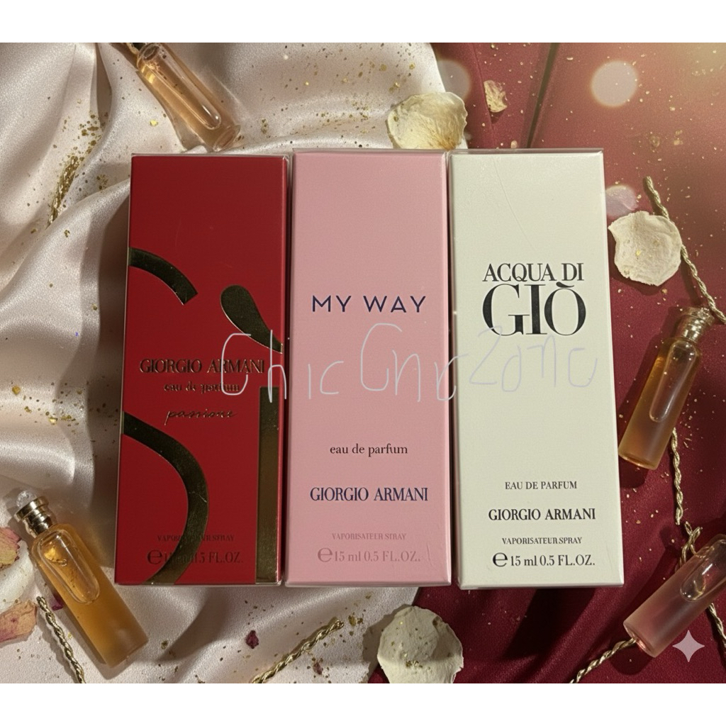 แท้ 💯น้ำหอมขนาดเล็ก Giorgio Armani น้ำหอมEDP, Hermes set