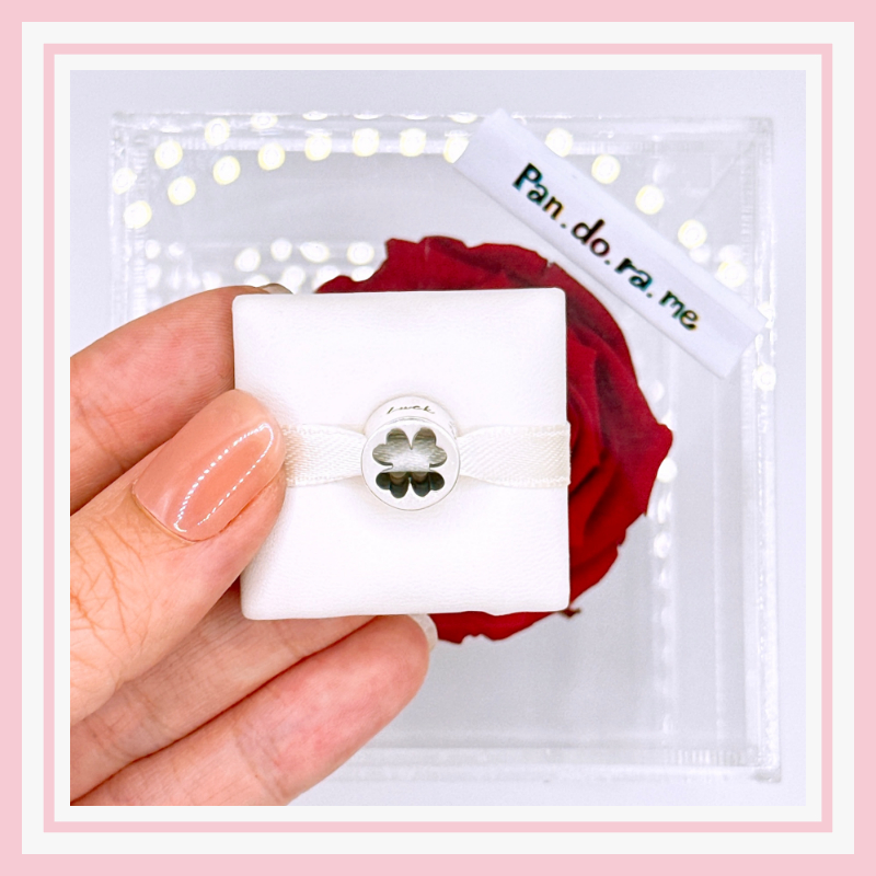 [พร้อมส่ง สินค้าแท้ ] pan.do.ra Luck & Courage Four-Leaf Clover Charm