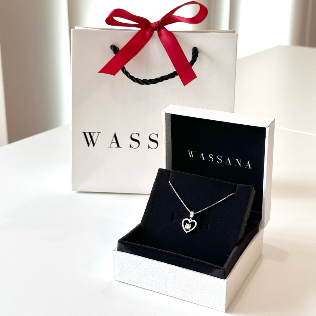 wassana.jewelry สร้อยคอรูปหัวใจ รุ่น Love in bloom ความยาวปรับได้ 16-18 นิ้ว