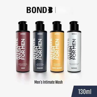 BOND Men's Intimate Wash บอนด์ ผลิตภัณฑ์ทำความสะอาดจุดซ่อนเร้นสำหรับผู้ชาย 130 ml. (Dark Wiz/Aries/White Shadow)