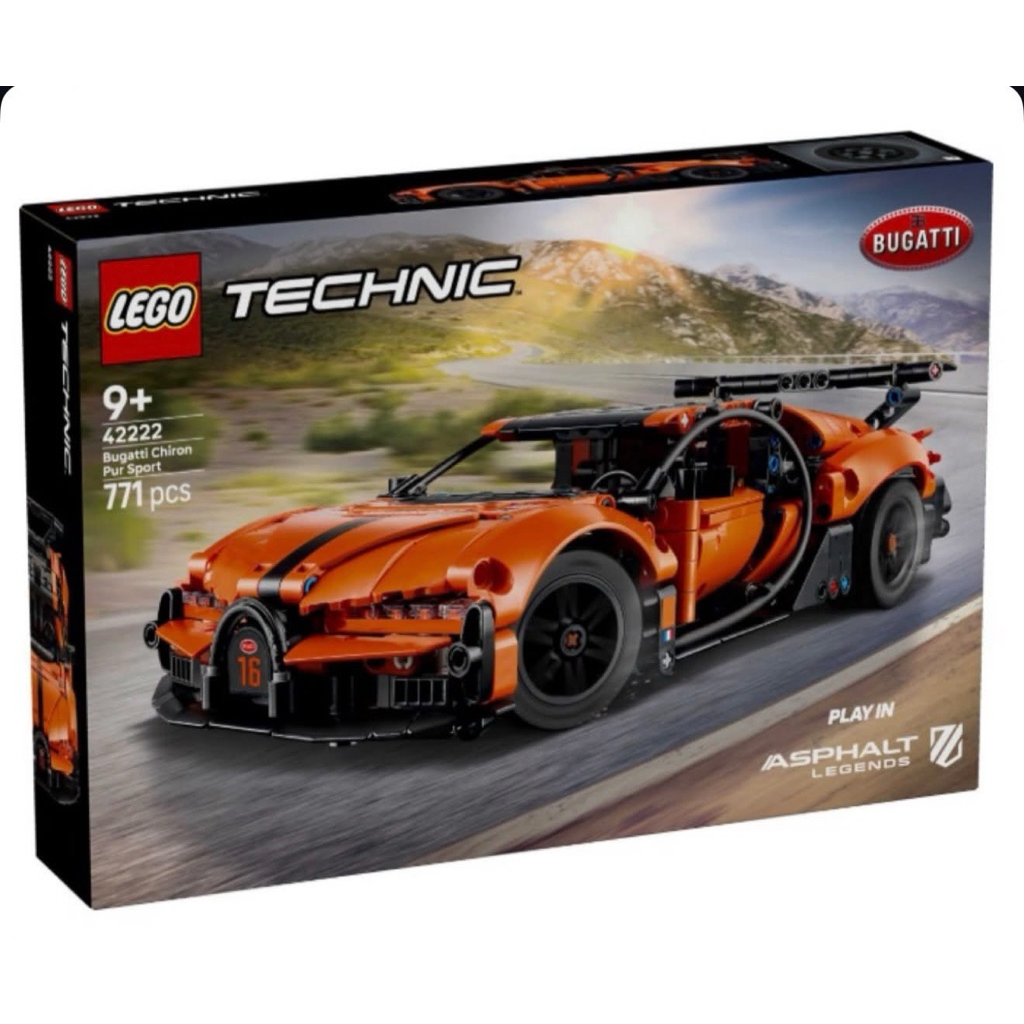 Lego Technic 42222 Bugatti Chiron Pur Sport Hypercar Technic™