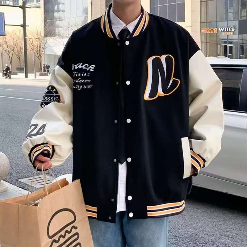 CC-34701 เสื้อเบสบอลสไตล์ดุดัน แบรนด์แฟชั่นวัยรุ่น ใส่เท่มีสไตล์! ลดราคาพิเศษ!