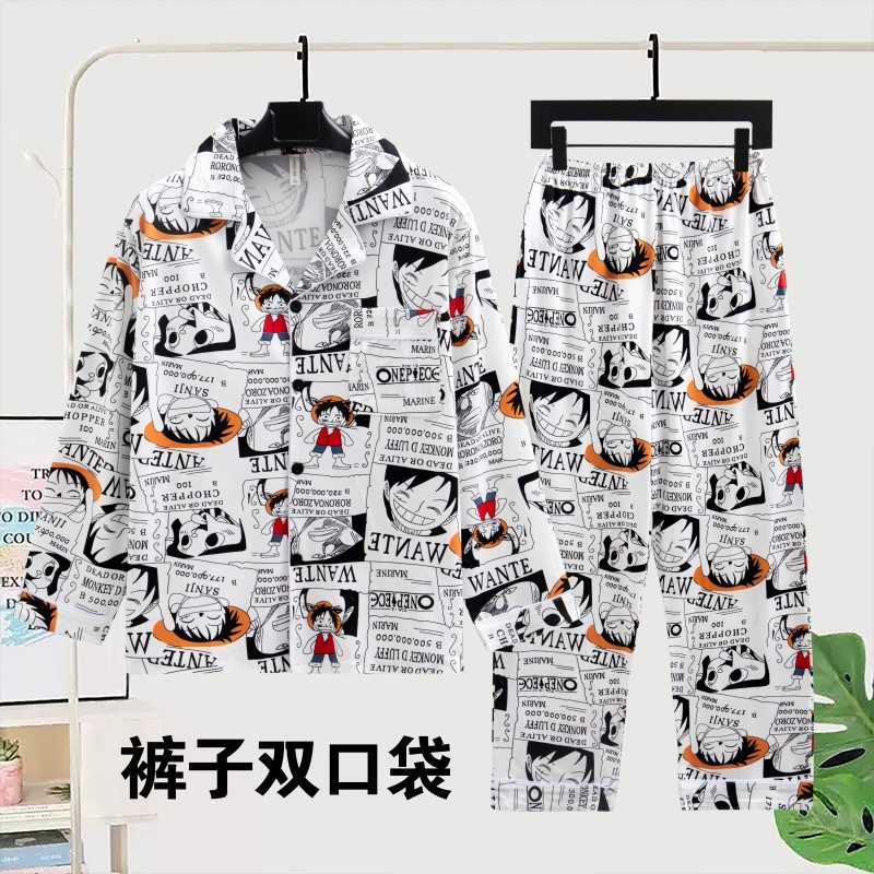 🔥🧸M-4XL (ราคาถูกที่สุด)  ชุดนอน，l0fum5zlayเสื้อผ้าสําหรับผู้ชาย， ผ้าฝ้ายคุณภาพสูง， การ์ตูนญี่ปุ่น， 9 แบบ，