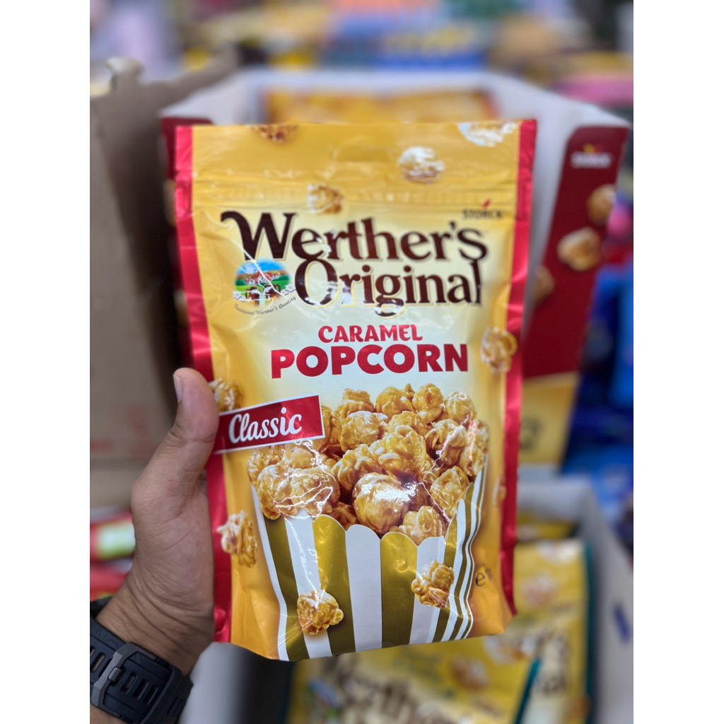 Weather’s original caramel popcorn ป๊อบคอร์น เวอร์เธอร์ มีหลายรส 140 กรัม