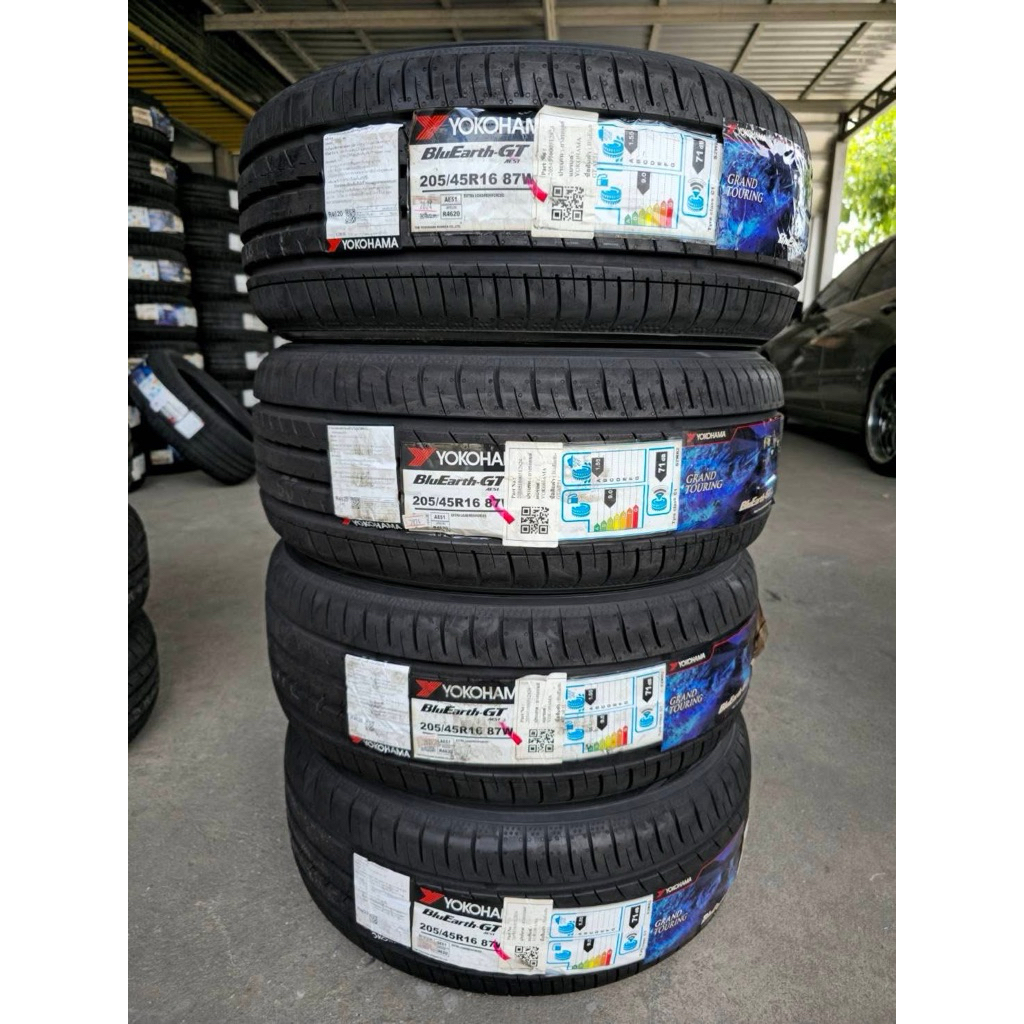 Yokohama ae51 205/45/16 ยางใหม่ ปี24