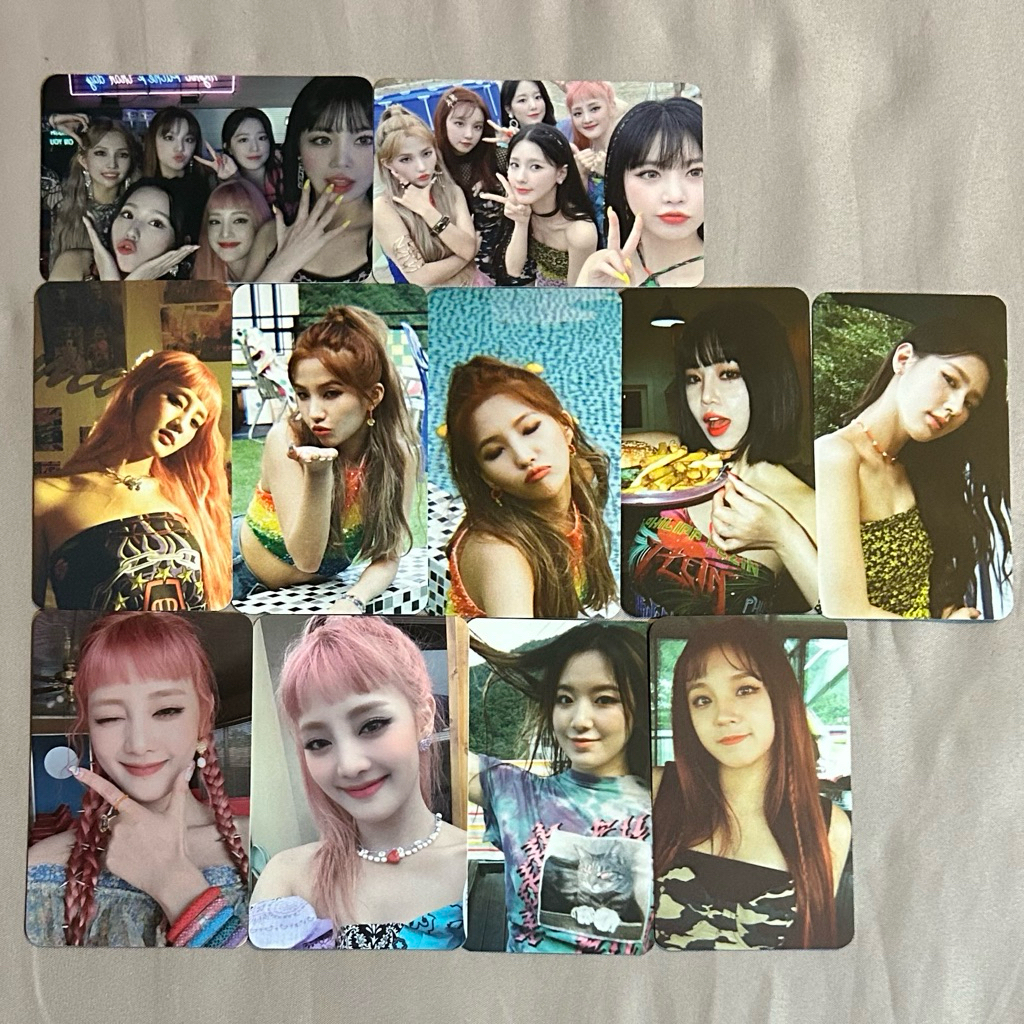 การ์ด I-DLE (G)I-DLE : DUMDi DUMDi Album & Benefits Card