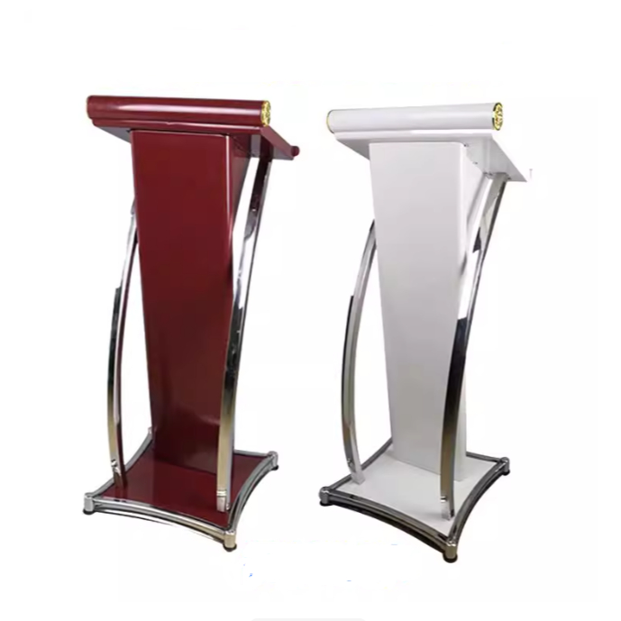 โพเดียมพิธีกร แท่นบรรยาย Welcome Desk Podium 47*47*120 CM