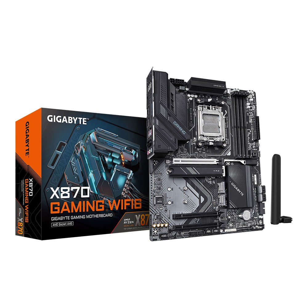 MAINBOARD (เมนบอร์ด) GIGABYTE X870 GAMING WIFI6 - AMD SOCKET AM5 DDR5 ATX
