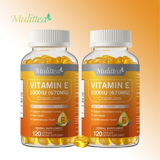 Mulittea Vitamin E Capsules | Antioxidant for Healthy Skin, …