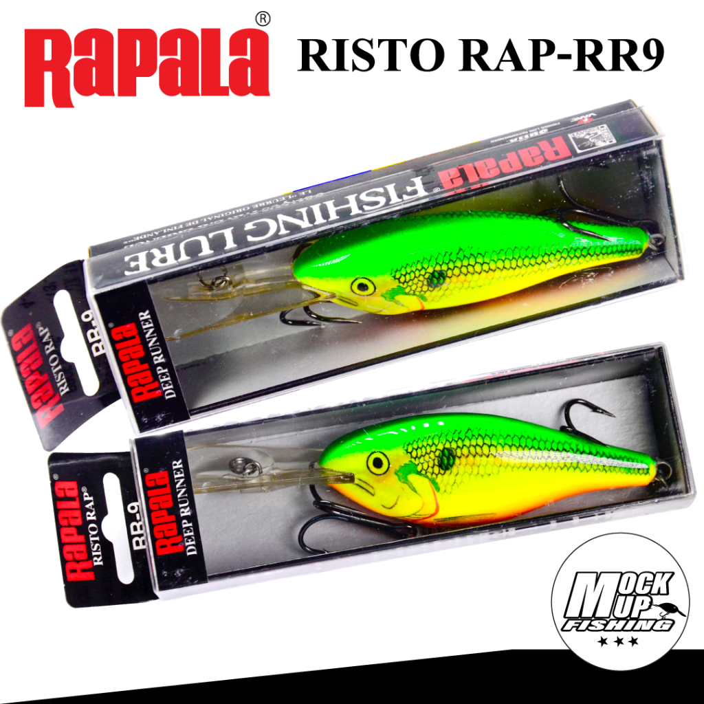 เหยื่อปลอม Rapara Risto Rap (RR9) ขนาด:9 ซม. น้ำหนัก:28กรัม (เหยื่อดำลึก)
