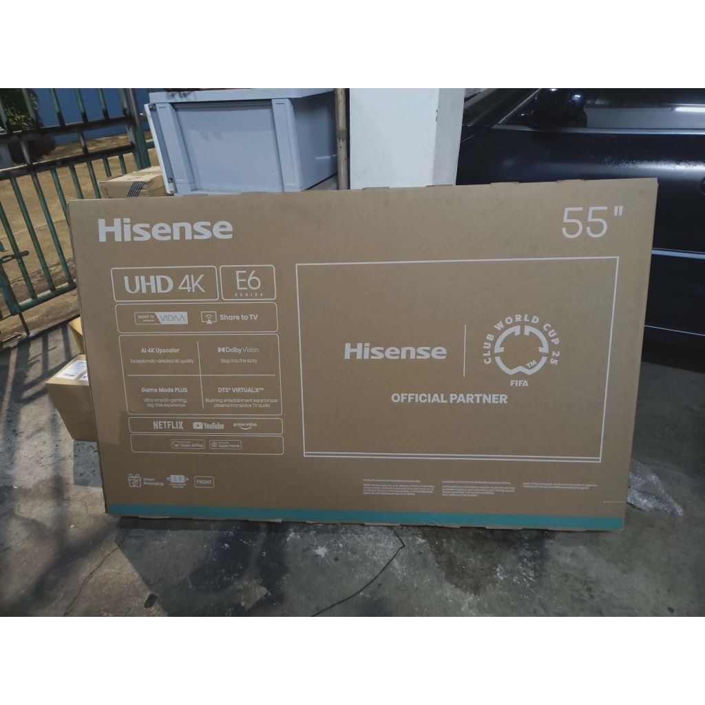 NEW 2025 Hisense ทีวี 55 นิ้ว 4K รุ่น 55E6Q