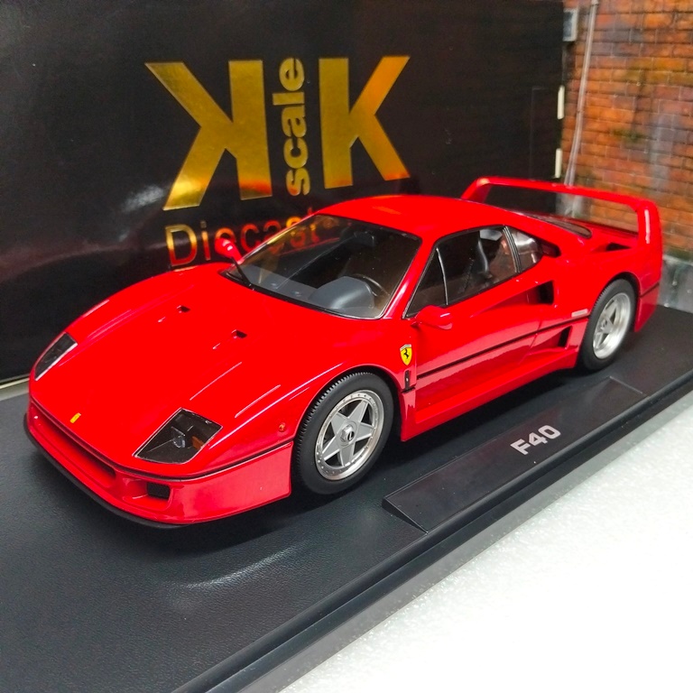 โมเดลรถ Ferrari F40 Original model car KK scale 1:18 โมเดลรถเฟอร์รารี่ F40 Standard สเกล 1/18 ราคา o