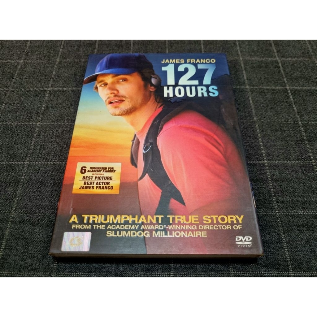 DVD ภาพยนตร์ดราม่าทริลเลอร์จากเหตุการณ์จริง "127 Hours / 127 ชั่วโมง" (2010)