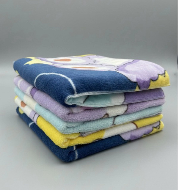 ผ้าชูการ์ ผ้านิ่ม ผ้านุ่มชูการ์30x30cm.1แพ็ค12ผืน