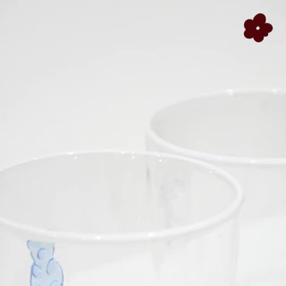 Cherie everyday glass | แก้วไอคอน โบว์สีชมพู (Rosie)