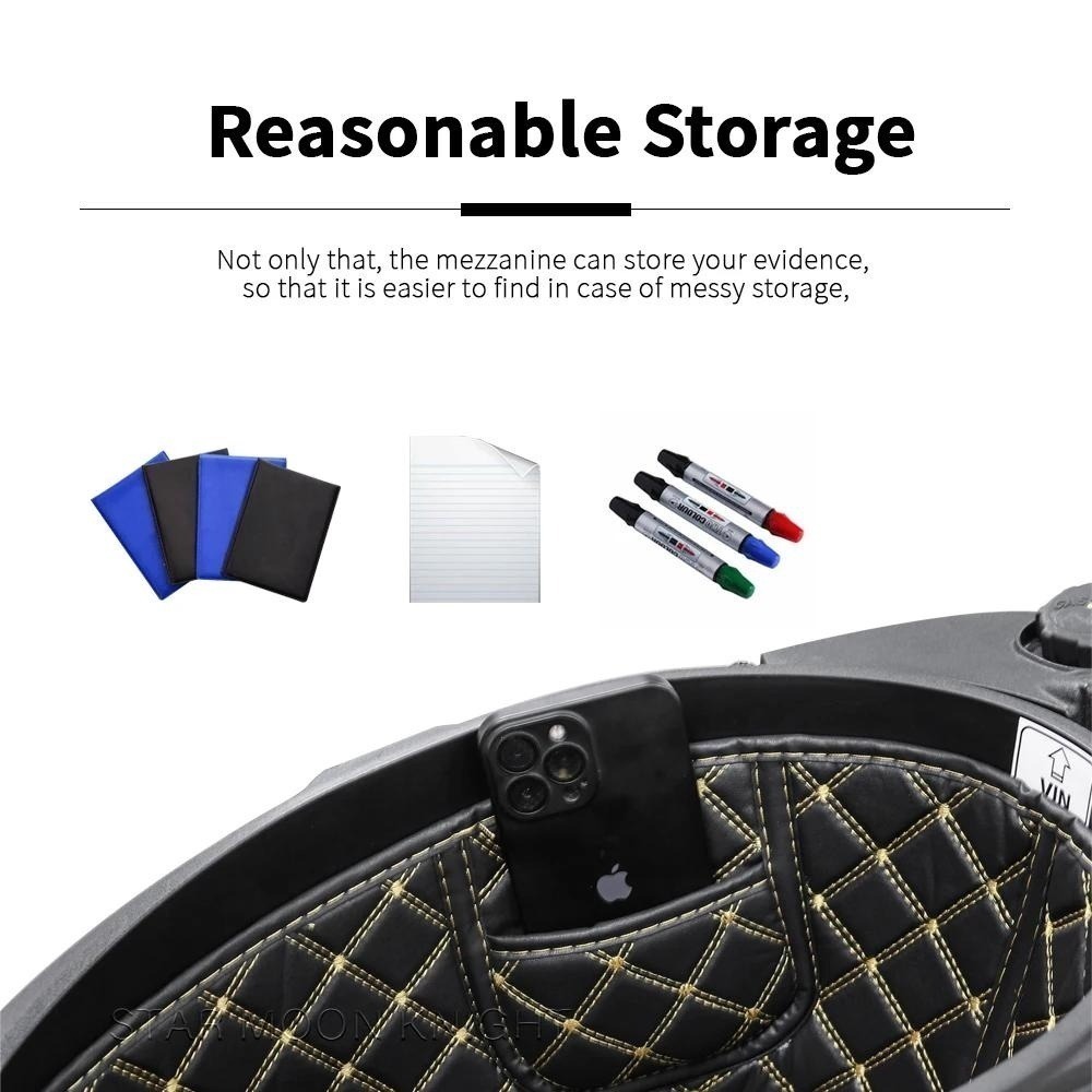 ซับในถังเบาะ FORZA 350/300/HONDA giorno 125/NMAX155ซับในช่องเก็บของใต้เบาะ เบาะถังเบาะ ซับในกล่องเก็บของ แผ่นกันกระแทก - รูปที่ 5