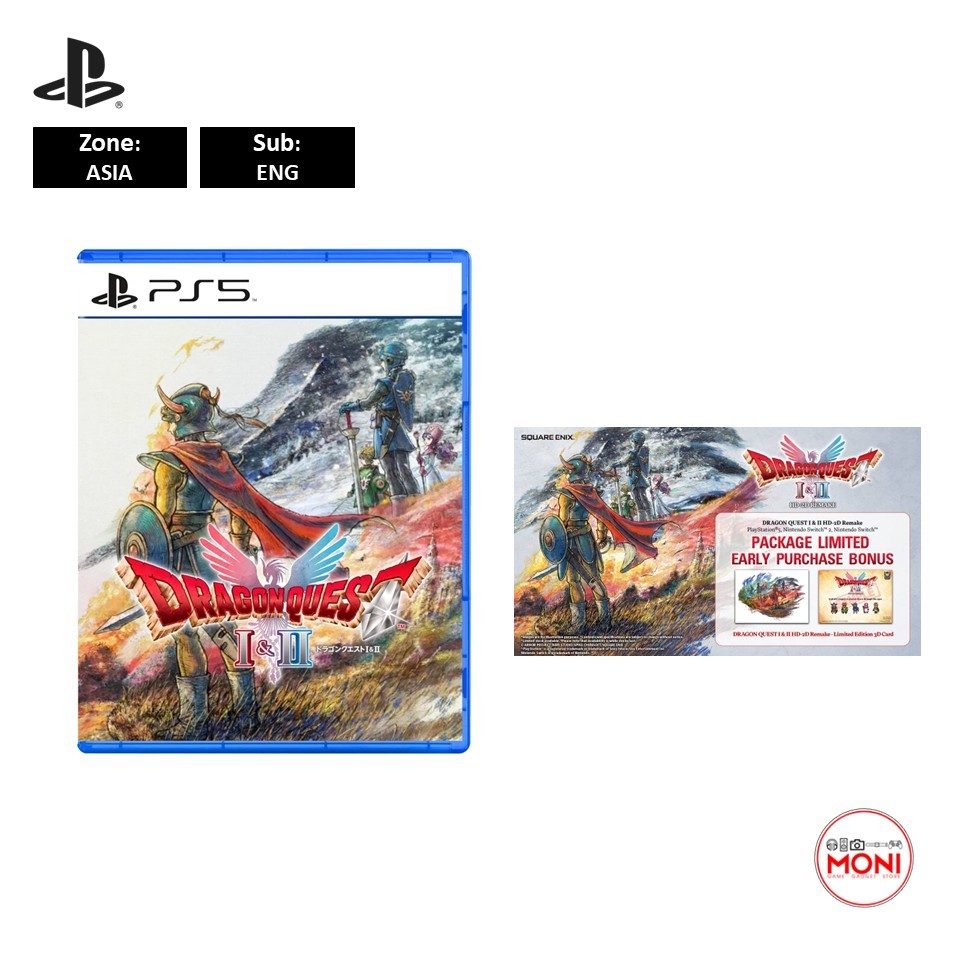 Dragon Quest I & II HD-2D Remake (Asia) (EN) แผ่น PS5 Games