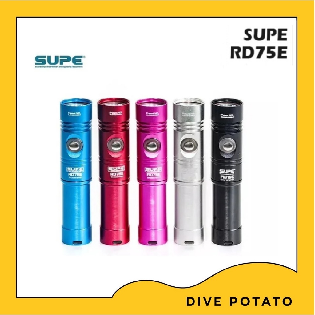 Diving light (SUPE Scubalamp) RD75E