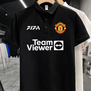 แมนเชสเตอร์ ยูไนเต็ด/ฟุตบอล themed เสื้อโปโล with Manchester…