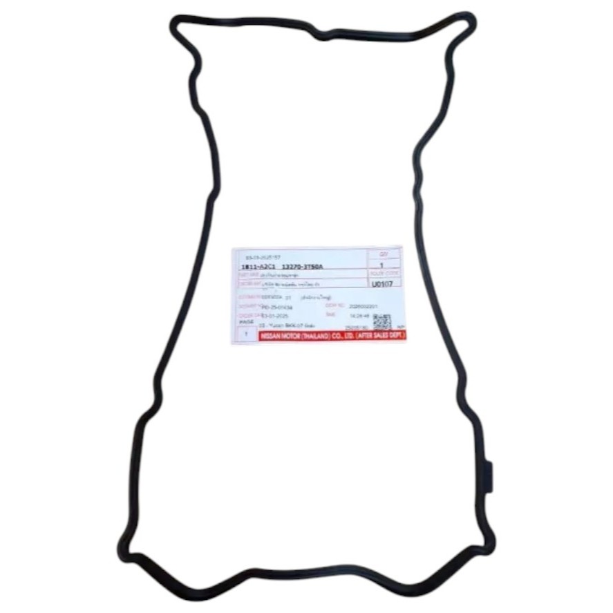 ปะเก็นฝาครอบวาล์ว NISSAN TEANA L33 , X-TRAIL T32 , NAVARA NP300 D23 เครื่อง QR25DE 13270-3TS0A GASKE