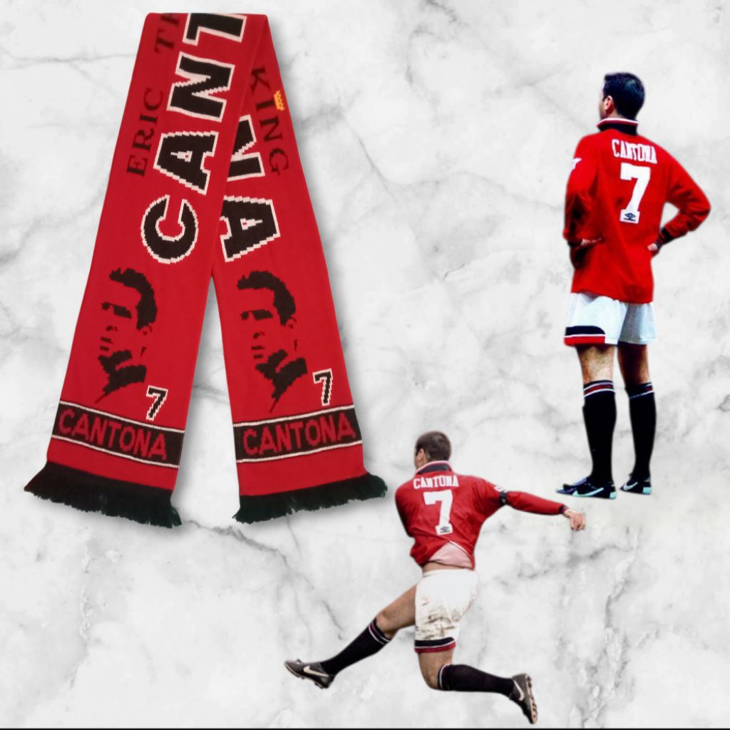 ผ้าพันคอ แมนยู วินเทจ The King Eric Cantona